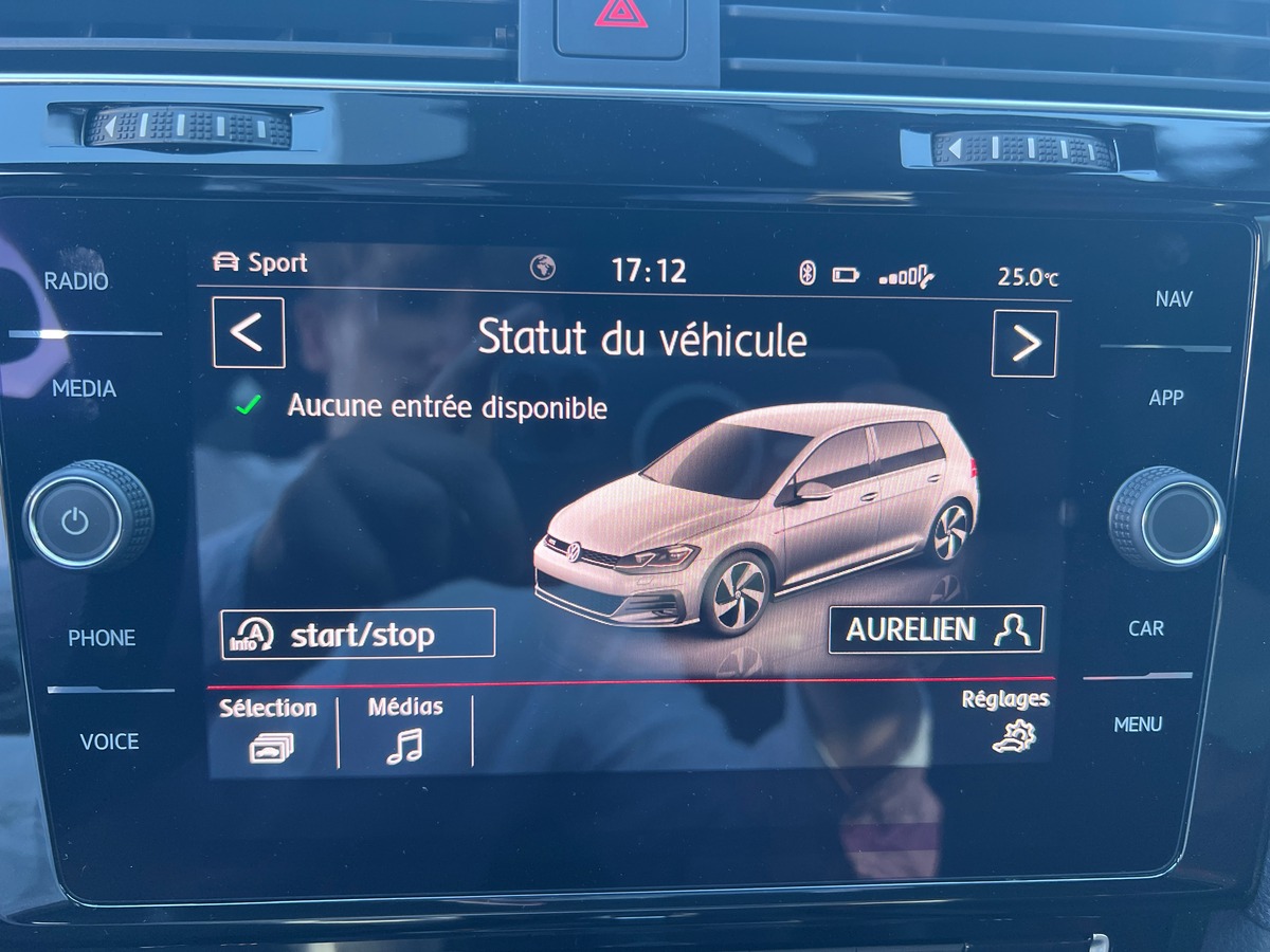 Volkswagen Golf GTI TCR | Stage 1 | Régulateur | Sièges chauffants | GPS | Ligne compléte Akrapovic