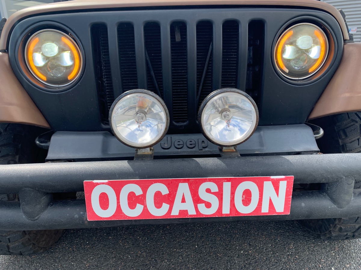 Jeep Wrangler 4WD | 177 ch | Reprogammation éthanol | Boite auto | Climatisation | Marchepieds