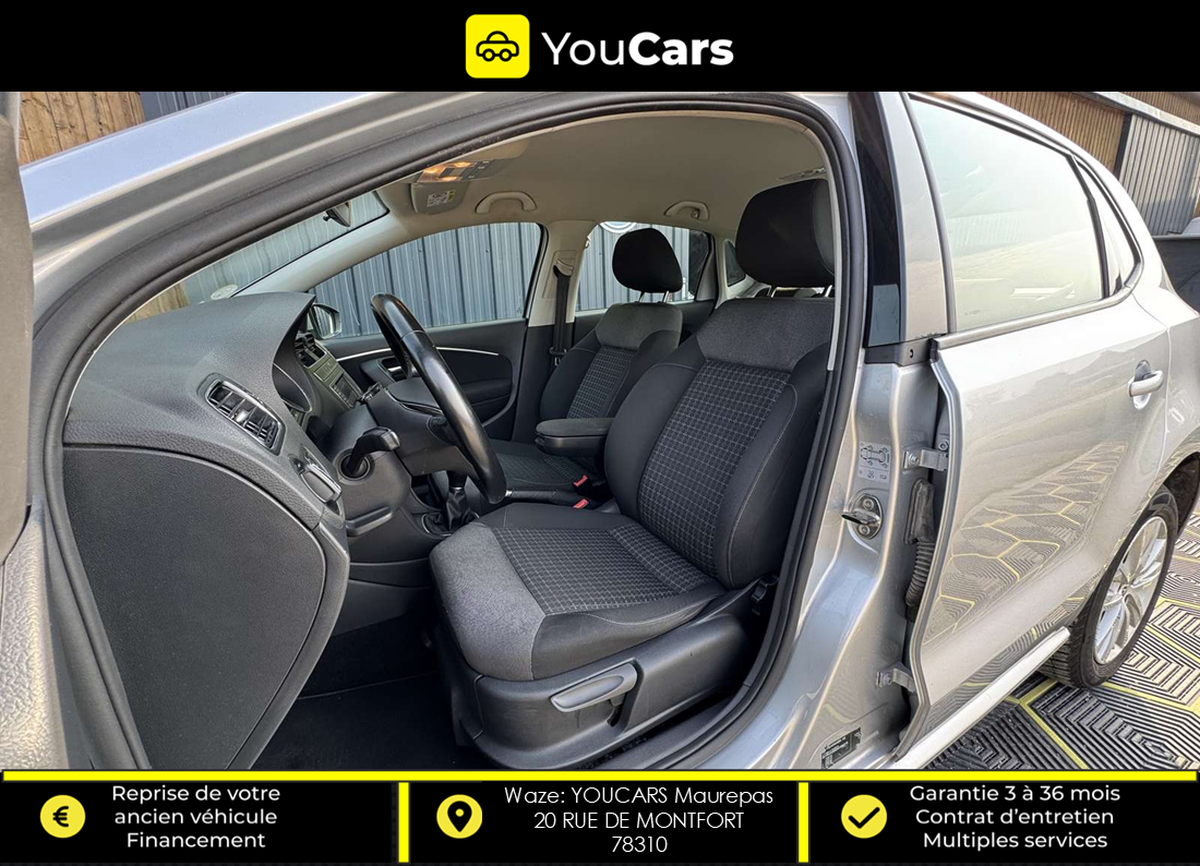 Volkswagen Polo 5 portes Phase 2 1.4 TDI 12V BlueMotion 90 cv