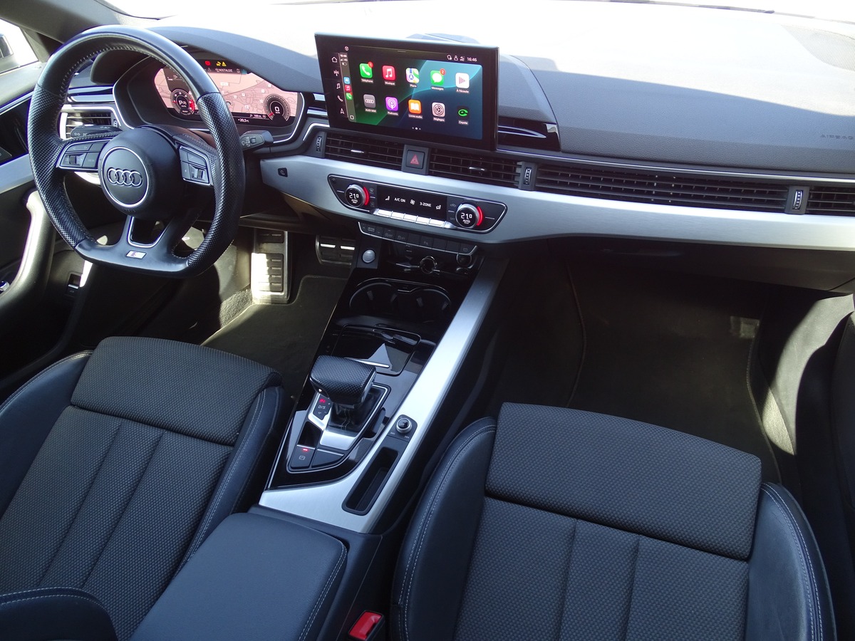 Audi A4 V (3) 35 TDI 163 Ch S-LINE S-TRONIC PACK  BRILLANCE  NOIR AUDI EXCLUSIVE