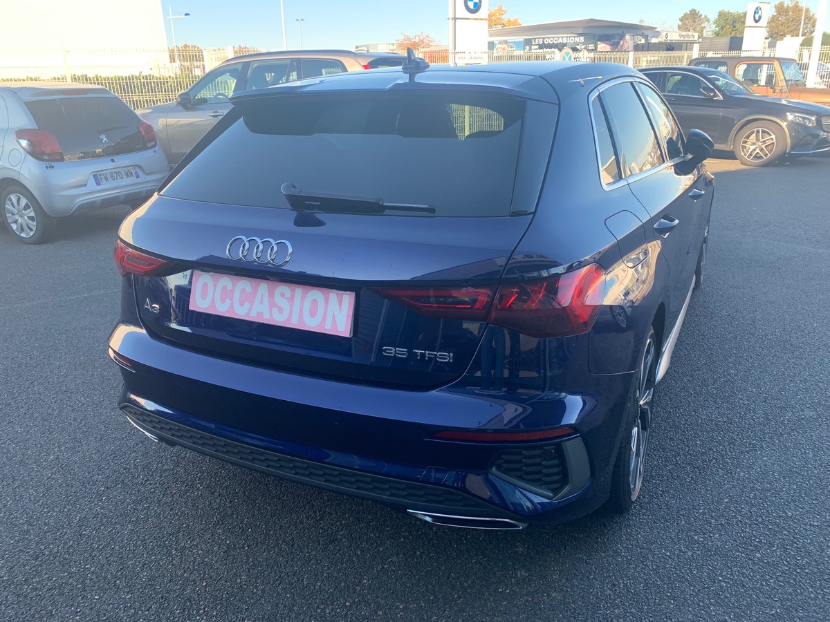 Audi A3 Sportback 150 ch | S-line | Affichage tête haute | Matrix LED clignotants dynamiques