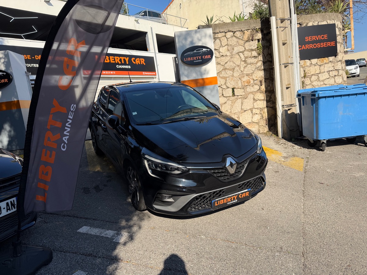 RENAULT Clio V  1.3 TCE 130 CV / RS LINE / Carplay / Caméra de recul /Full Black /KM Réel/ Son Focal