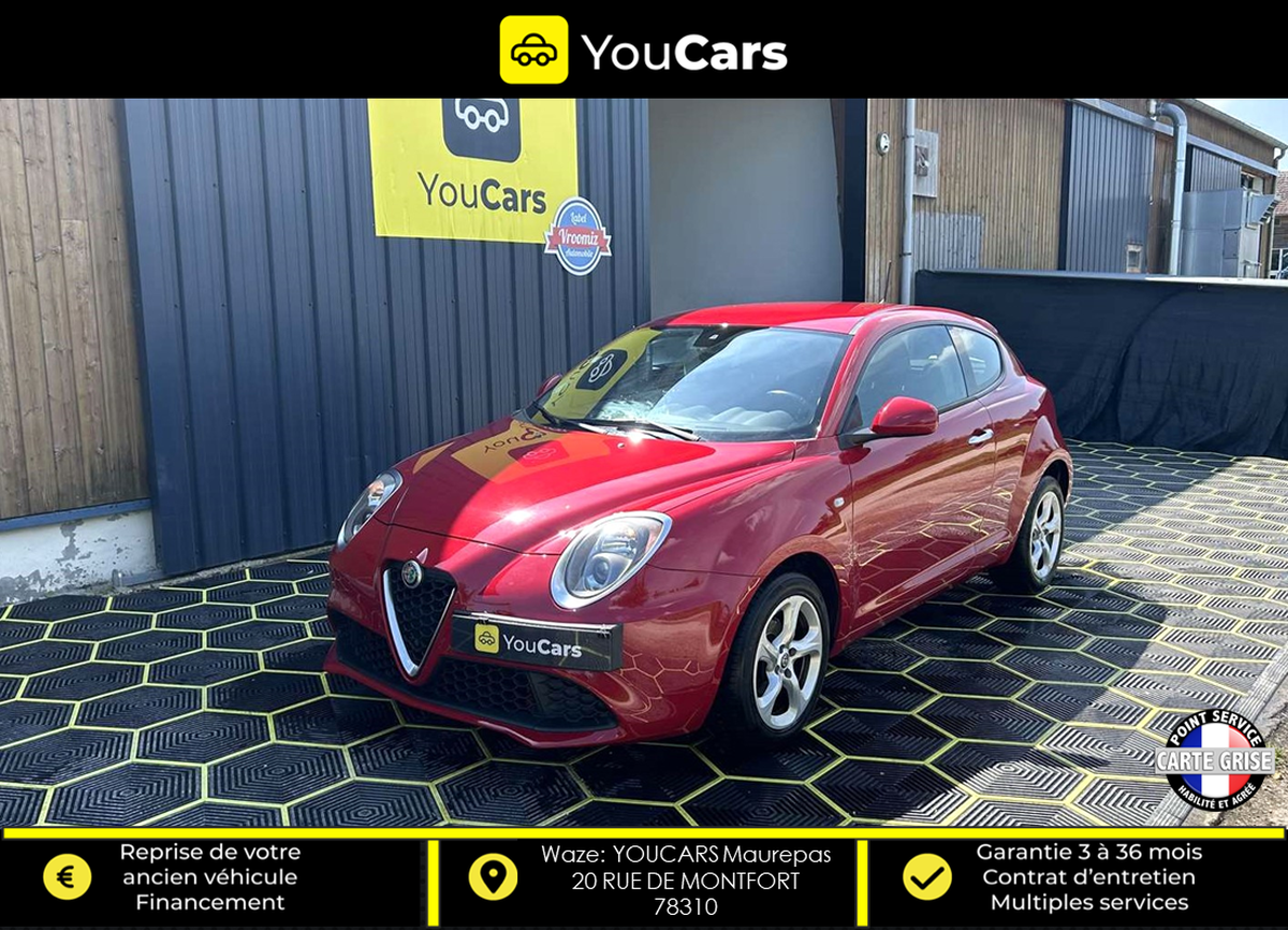 Alfa Romeo Mito Phase 3 1.4 MPI S&S 78 CV / 1ER MAIN /  ENTRETIEN A JOUR / CLIM /  BLUETOOTH