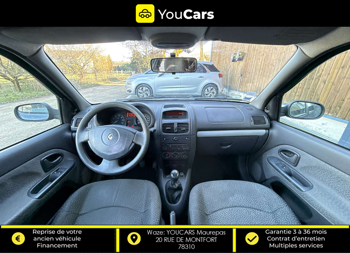 RENAULT Clio II 5 PORTES PHASE 2 CAMPUS 1.2 i 60 CV