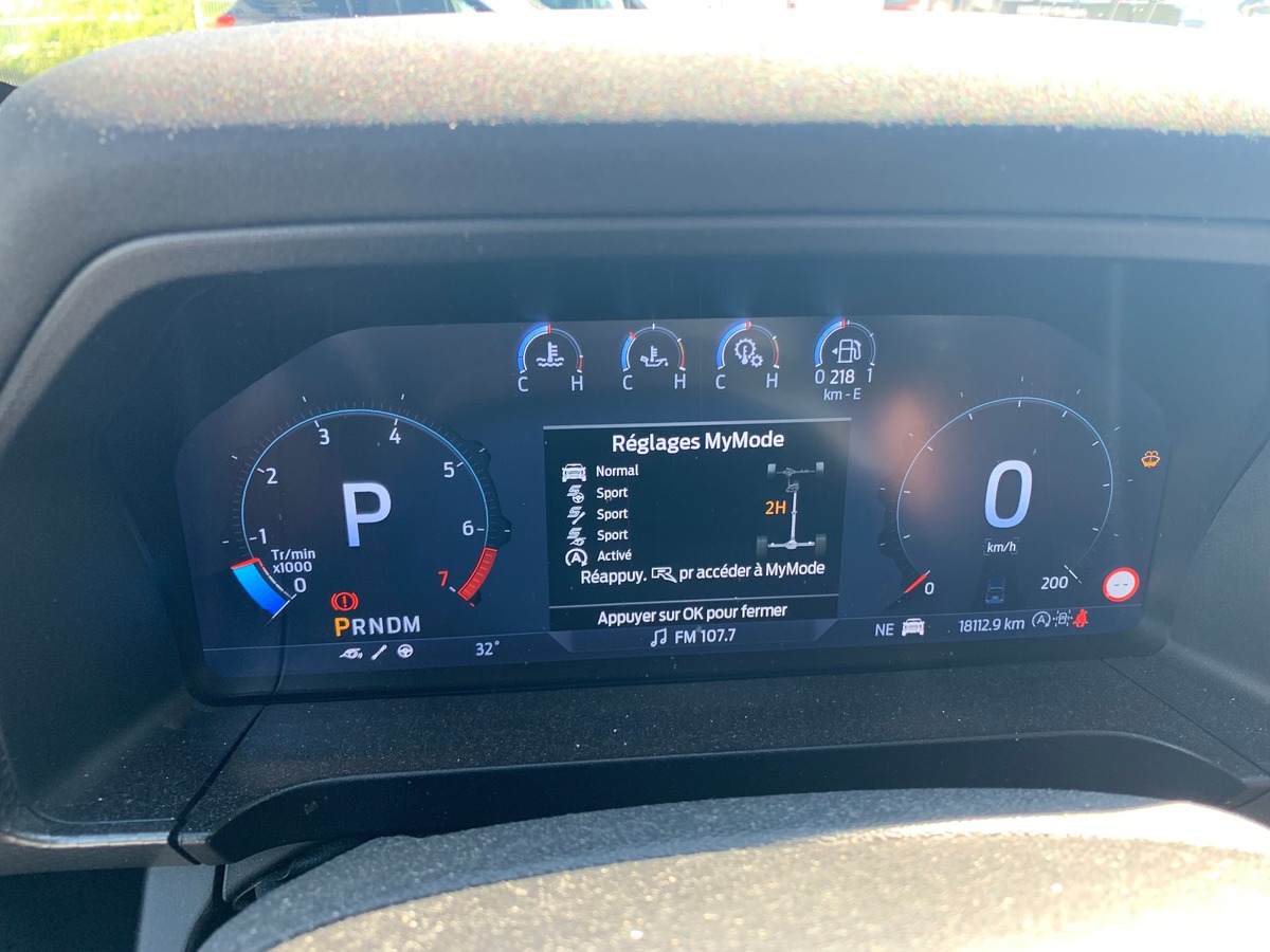 Ford Raptor 292 | V6 | Caméra recul | Apple car play Andoid auto | Attelage | Régulateur adaptatif