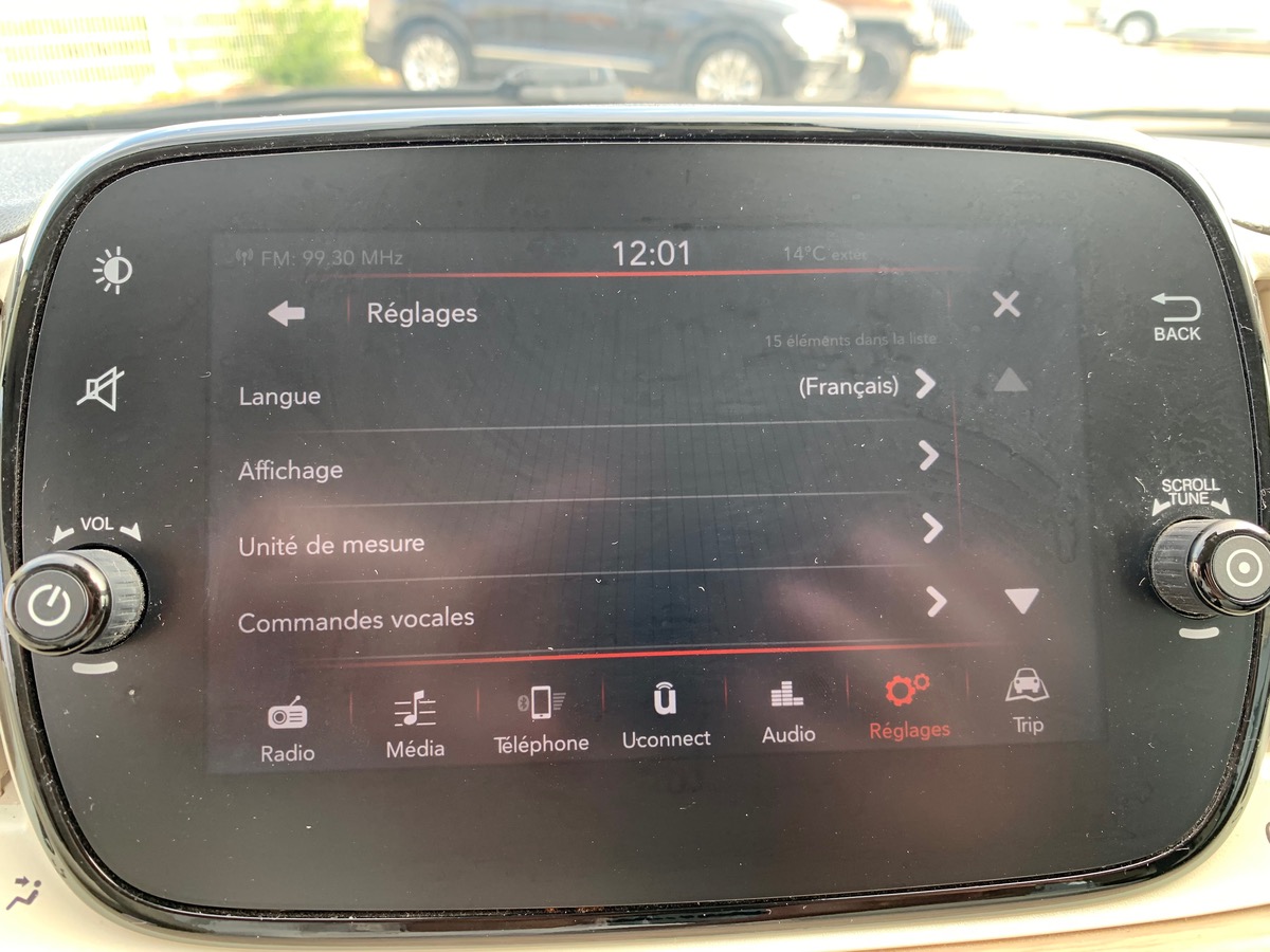 Fiat 500C 69 | DOLCEVITA | Apple Car play | Radar stationnement arriére | Feux de jour à LED