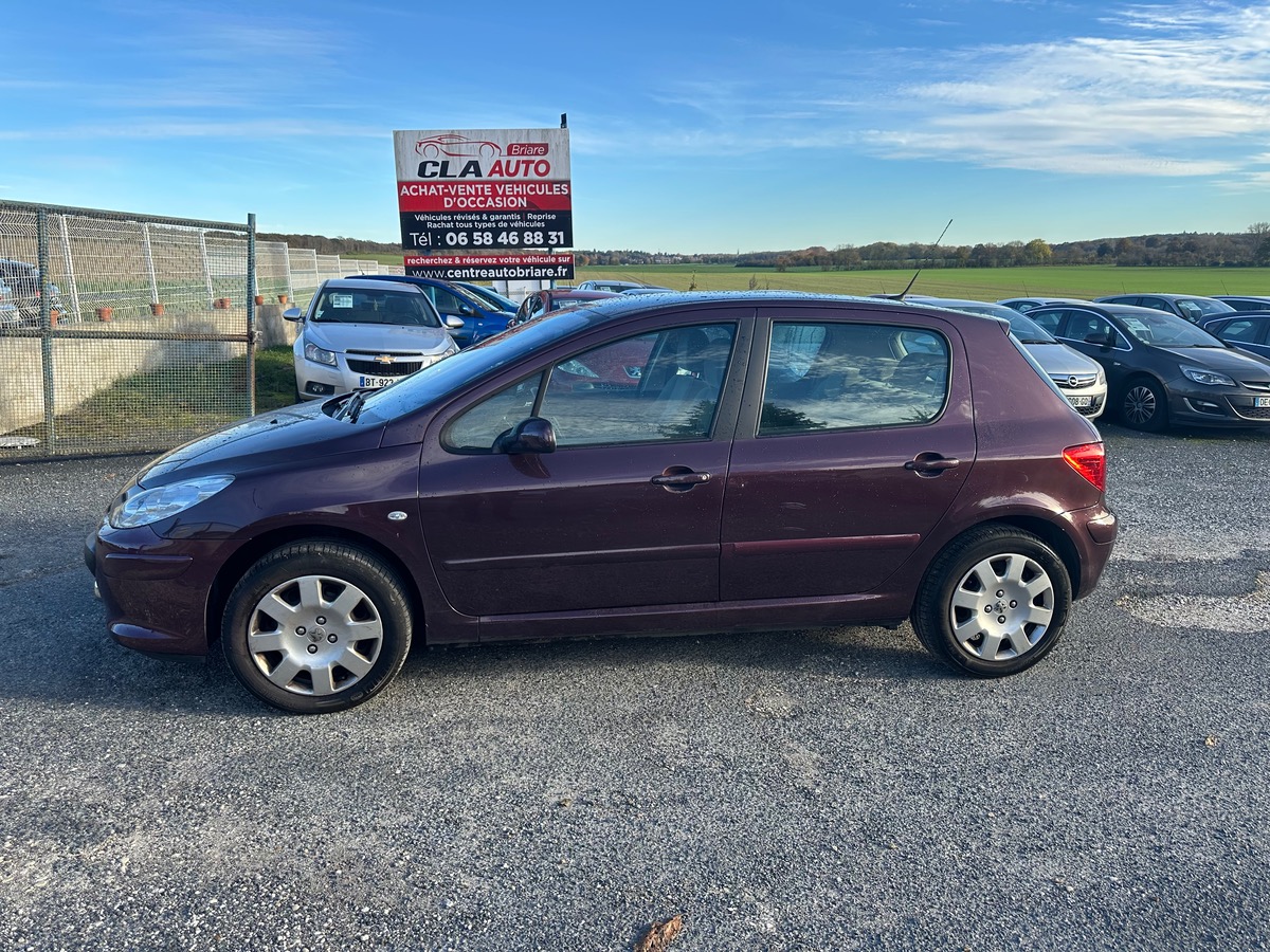 Peugeot 307 1.6 hdi 110cv 1ère main 86070km d’origine 