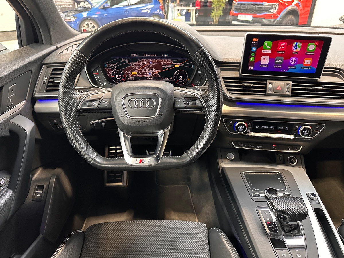 Audi Q5 40 TDI 190 cv S-Line Quattro S-Tronic7 - Attelage électrique - CarPlay
