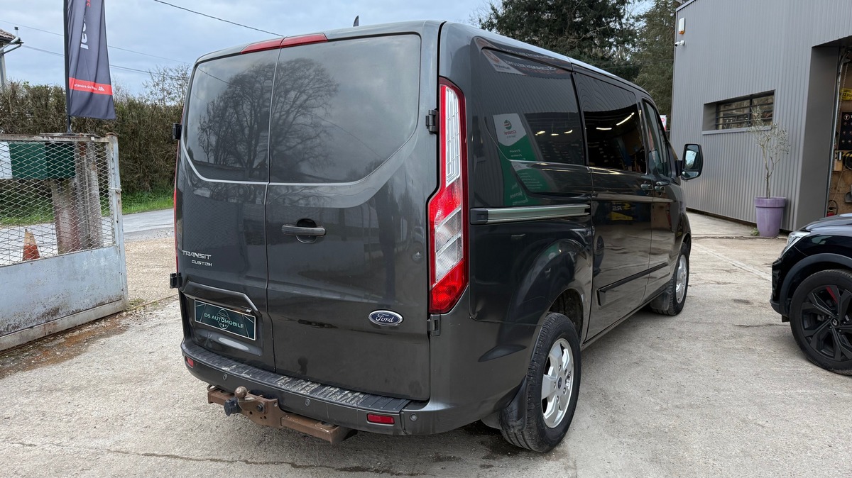 Ford TRANSIT CUSTOM L1H1 2.0 TDCI 130 Chx 6 PLACES CAMERA DE RECULE CLIMATISATION TVA RECUPERABLE