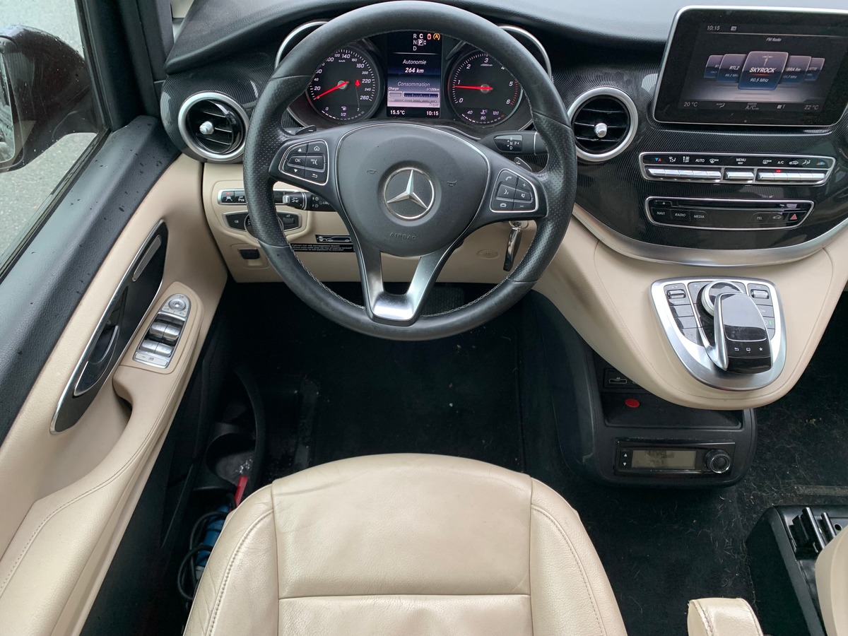 Mercedes-Benz Classe V 190 ch | Attelage | Caméra de recul | Avertisseur angles morts | 6 Places