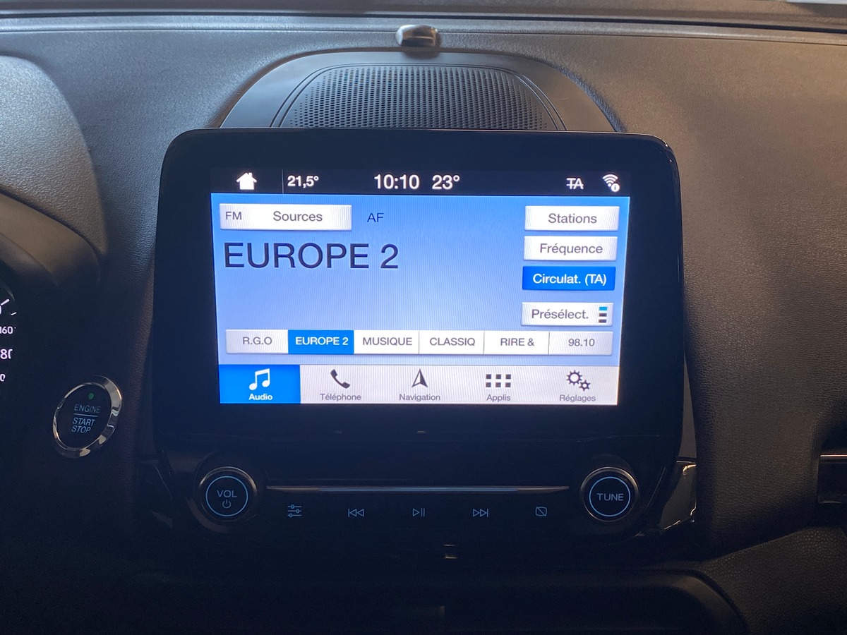 Ford EcoSport (2) 1.0 ECOBOOST 125 Ch ST-LINE AUTO / 1ère MAIN /CARPLAY / PACKS CONFORT ET ASSITANCE