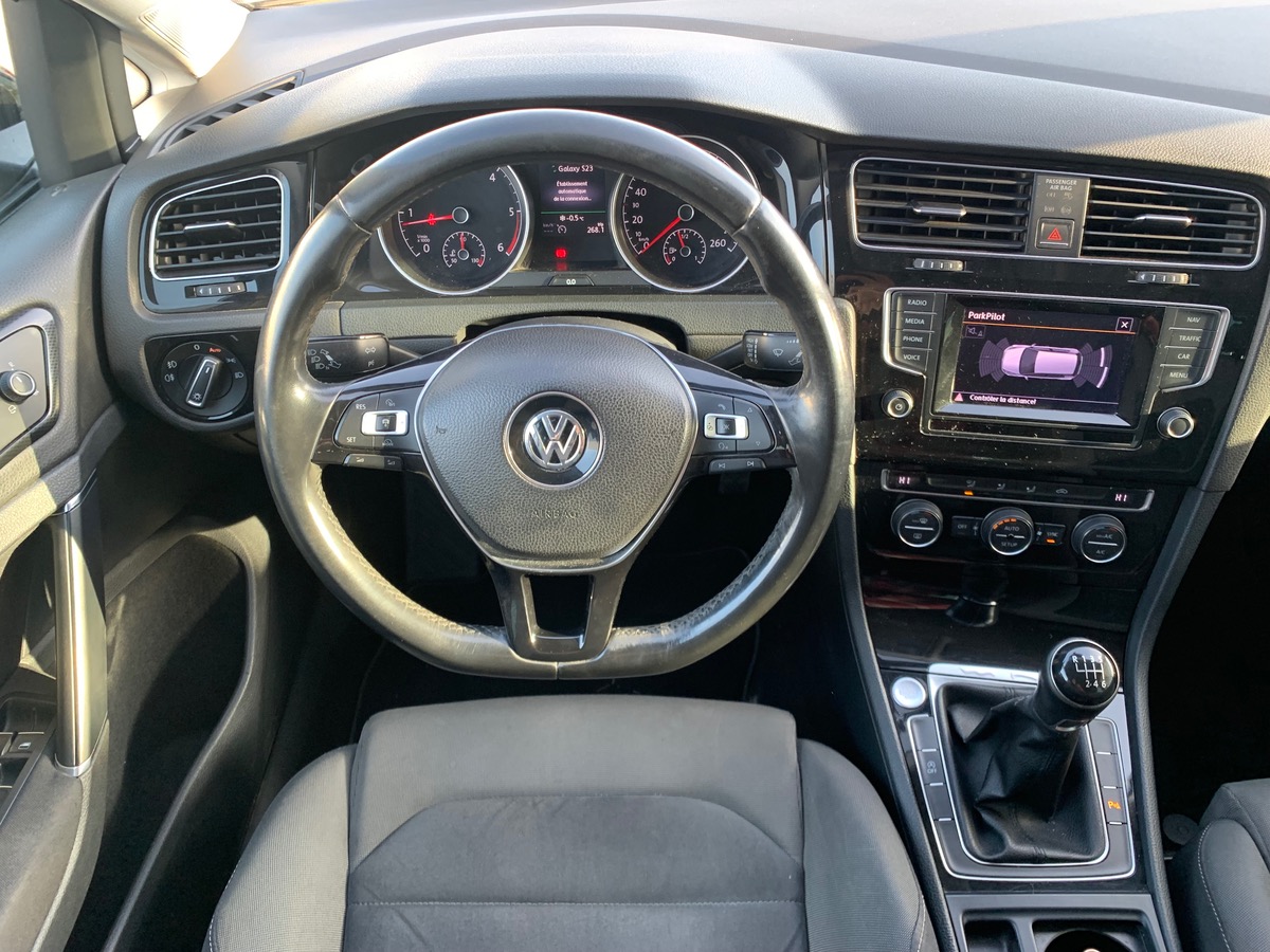 Volkswagen Golf 150 | Carat | JA 18" Durban | Suspensions Sport | Régulateur vitesse et de distance