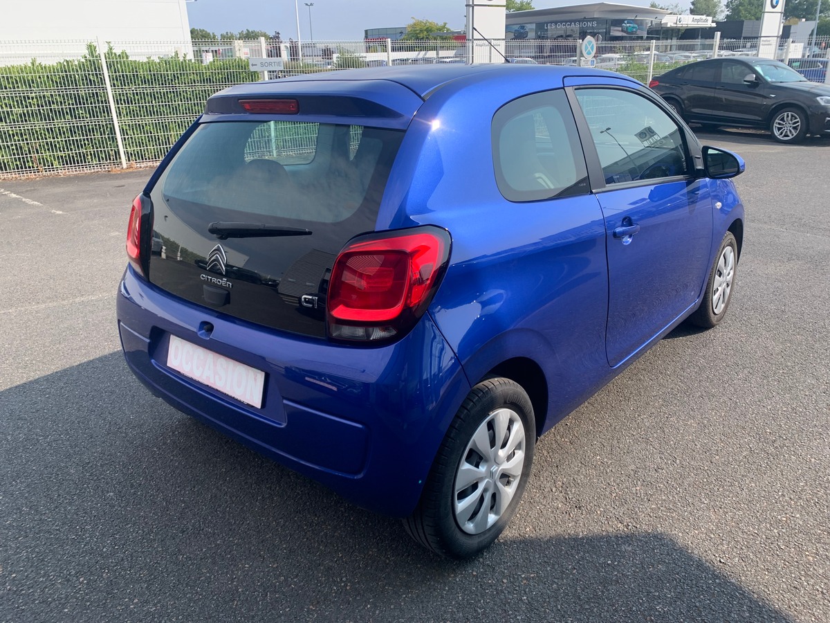 Citroën C1 72 chevaux | Feel | 3 Portes | Climatisation | Régulateur de vitesse | Roue de secours