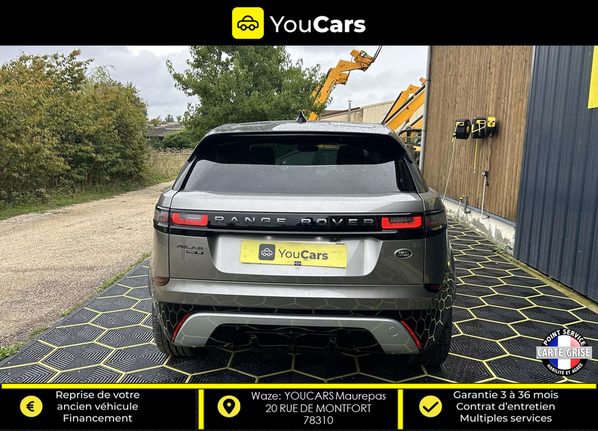 Land-Rover Range Rover Velar R-DYNAMIC D240 2.0 4WD 240 cv BOITE AUTO - TOIT PANO - FULL OPTION