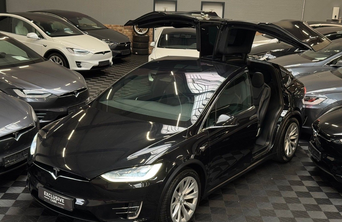 Tesla Model X 90D Dual Motor 6 places Supercharge gratuite
