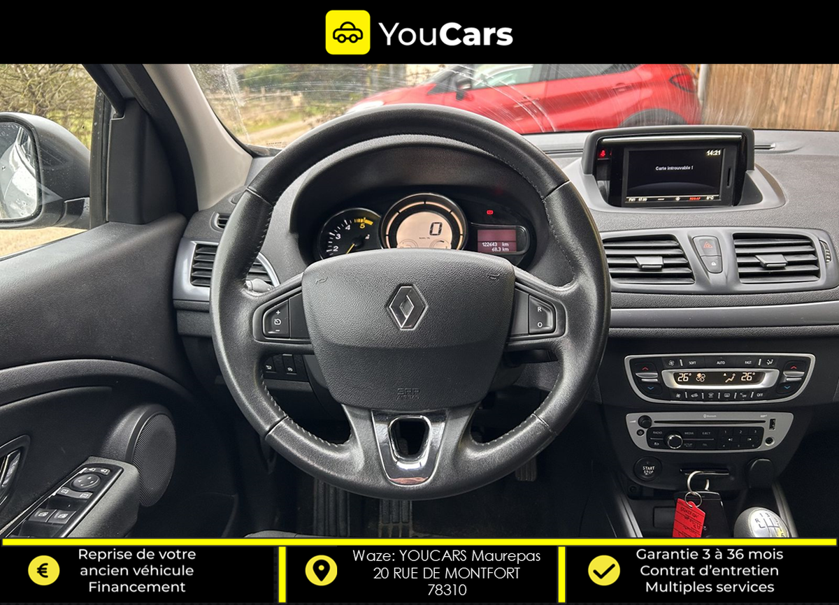 RENAULT Megane III 3 LIMITED 1.5 dCi 110 cv KIT DE DISTRIBUTION FAIT - FACTURE ENTRETIEN