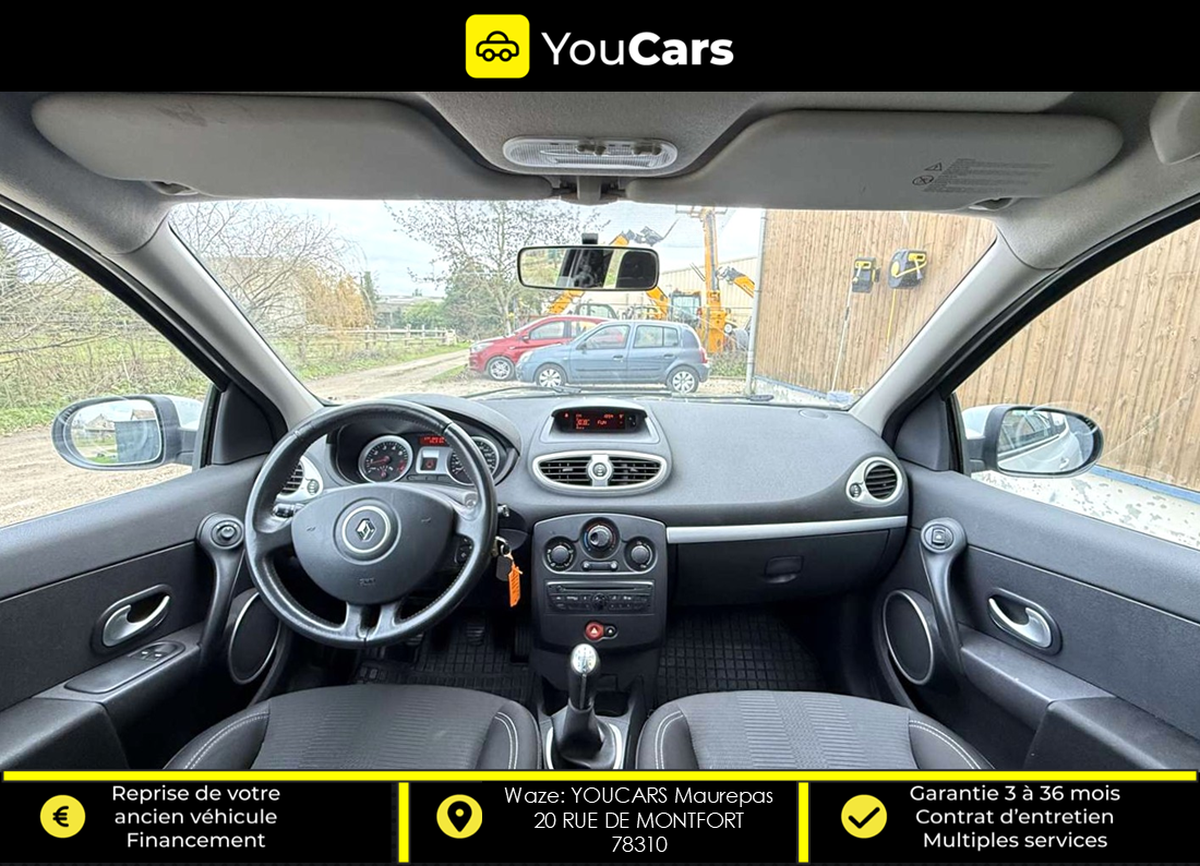 RENAULT Clio III 3 Portes Phase 2 1.2 i eco2 75 cv COURROIE DE DISTRIBUTION FAITE IDEAL JEUNE PERMIS