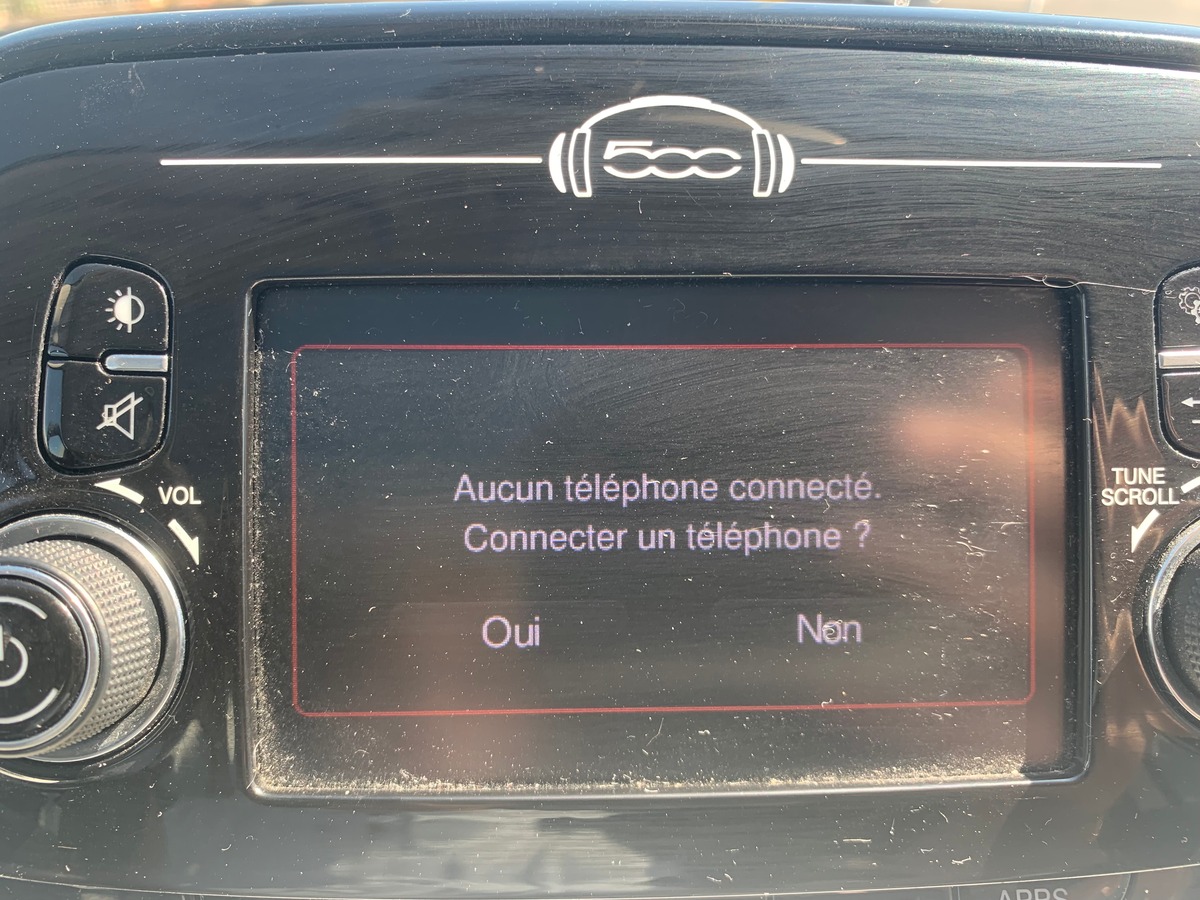 Fiat 500 LOUNGE | Kit mains libres Bluetooth | Régulateur de vitesse | CLIMATISATI0N