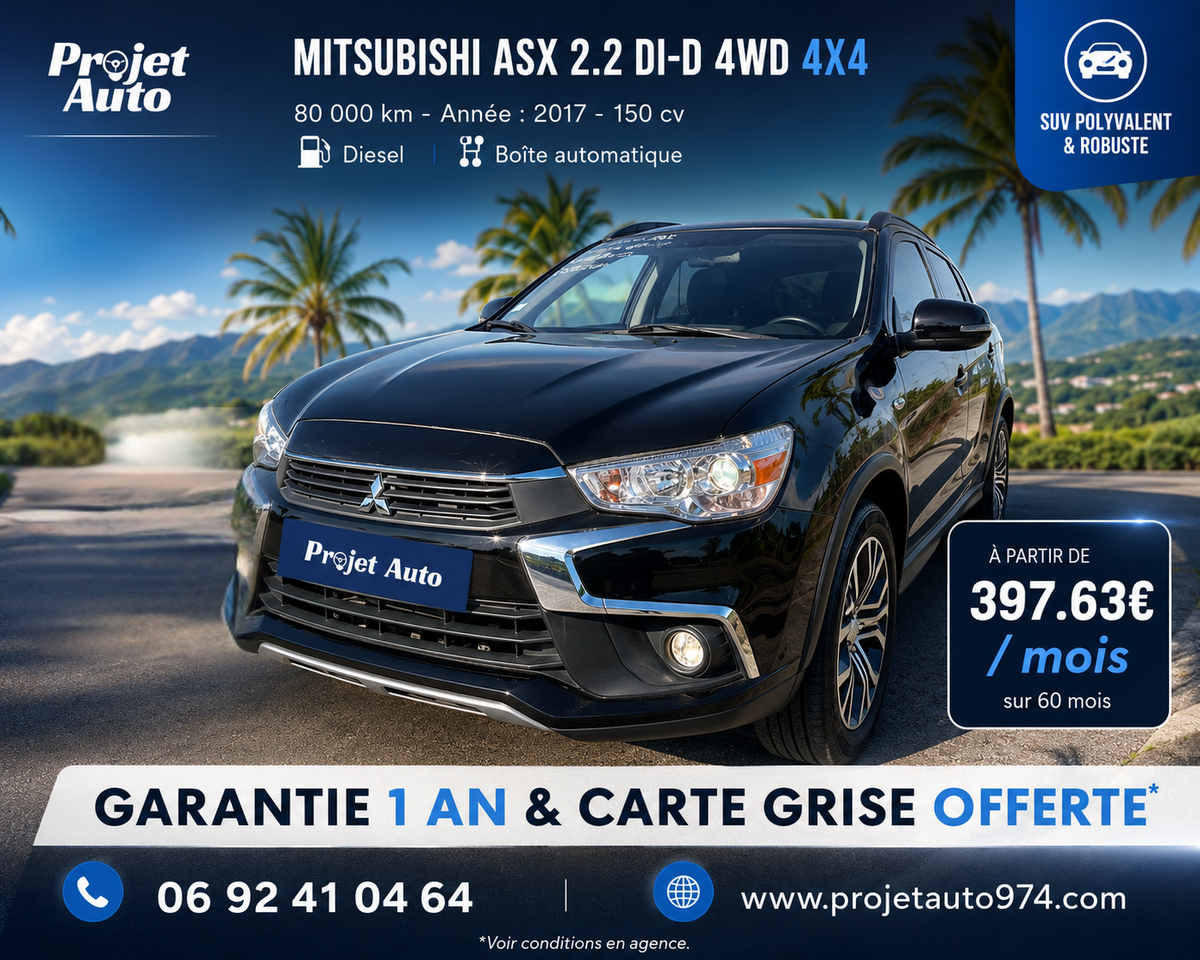 Mitsubishi ASX 2.2 DI-D 4WD 4X4 150CV