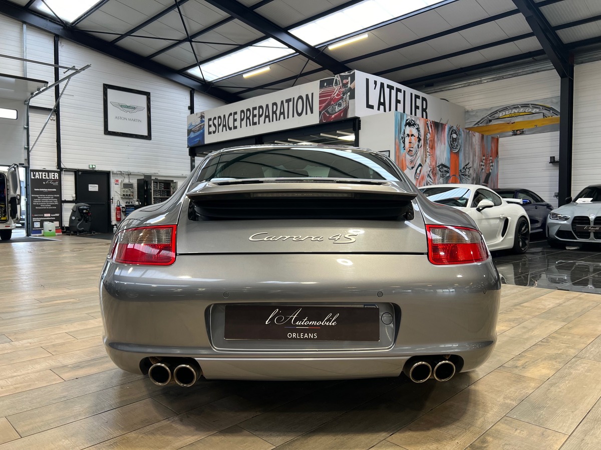 Porsche 911 997 COUPE CARRERA 4S 3.8 355 cv GRIS KERGUELEN/TO/CHRONO