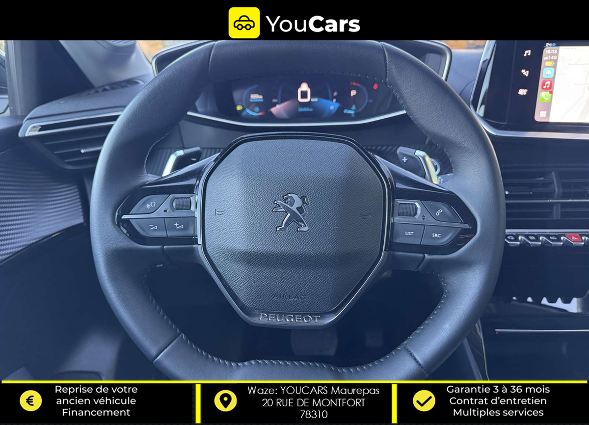 Peugeot 208 PHASE 2 II 5 Portes 1.2 PureTech EAT8 S&S 100 cv ALLURE BOITE AUTO CAMERA DE RECUL