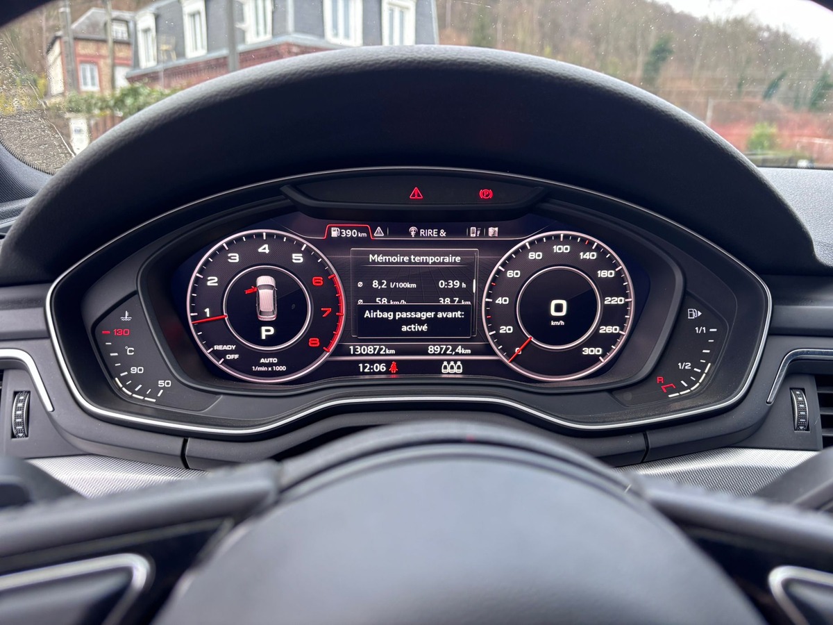 Audi A4 Avant 2.0 TFSI S-Tronic - Française - Suivi d'entretiens - CARPLAY