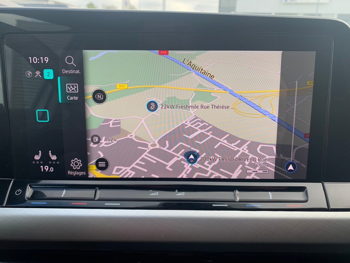 Volkswagen GOLF 8 130 ch | Stage 1 Ethanol | Apple car Play | Radar avant arriére | Siéges chauffant