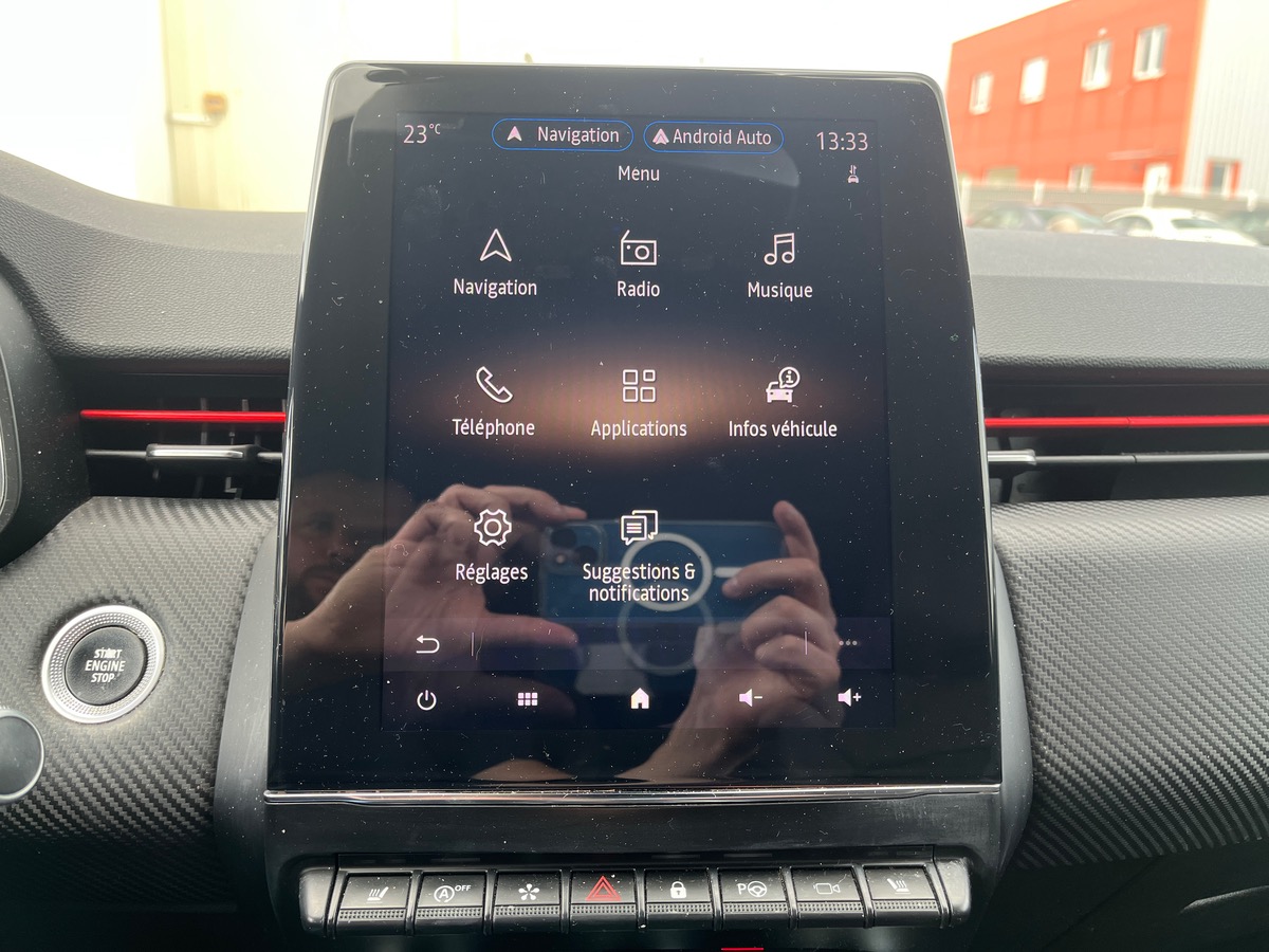 RENAULT Clio V 1.3 TCE 130 FAP RS LINE EDC, Sièges cuir chauffants, Caméra 360°, EasyLink 9,3"