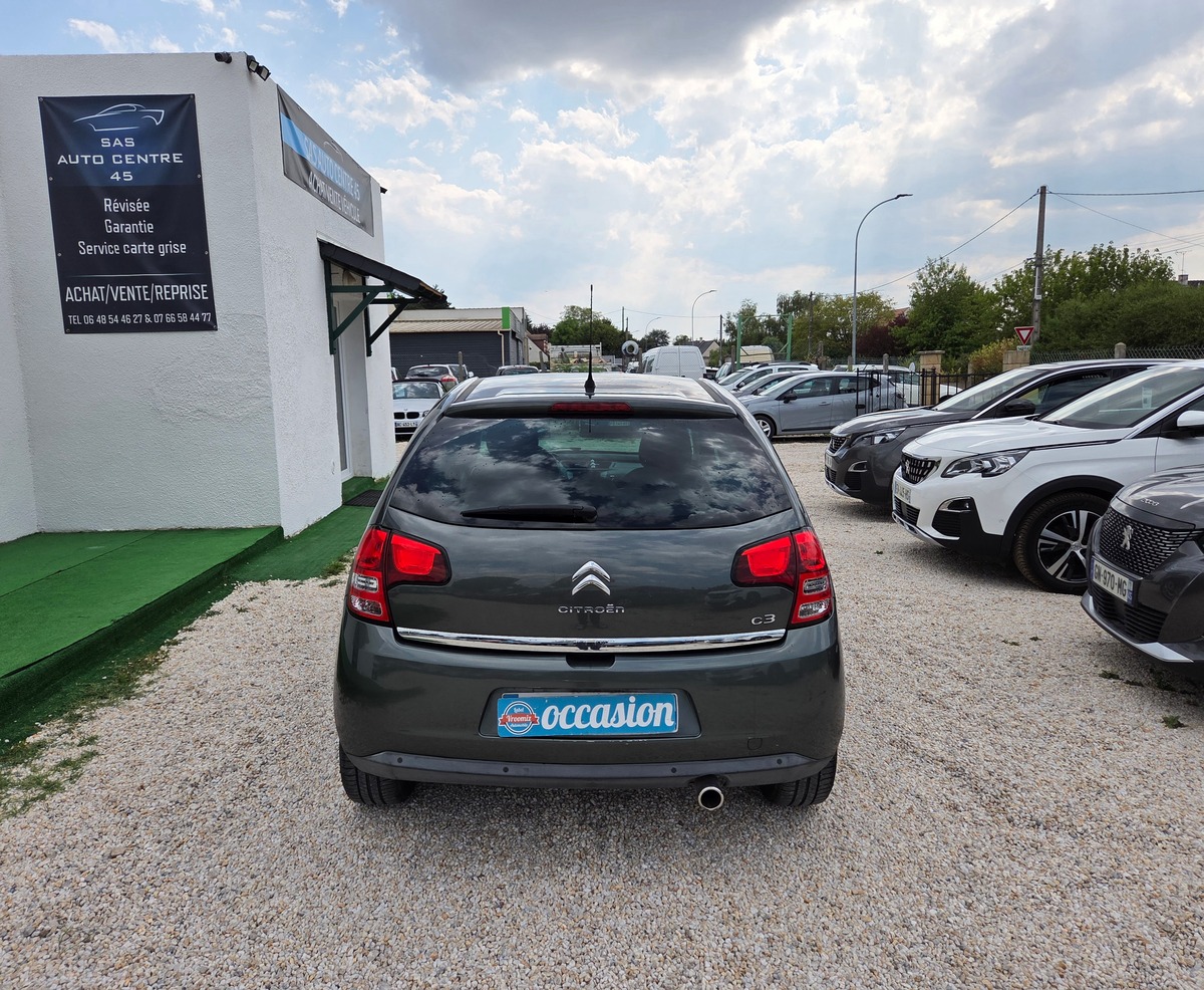 Citroën C3 PHASE II 1.6 VTI 120 CV EXCLUSIVE / BOITE AUTOMATIQUE / FAIBLE KILOMÉTRAGES