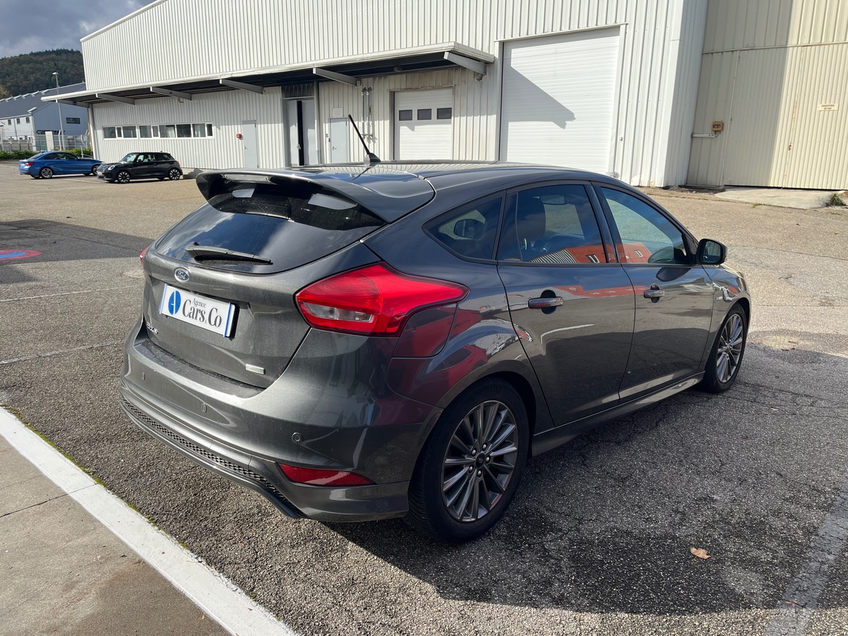 Ford Focus 1.0 Ecoboost 125ch ST LINE, Caméra de recul,  GPS, radars AV et AR, Clim Auto bizone