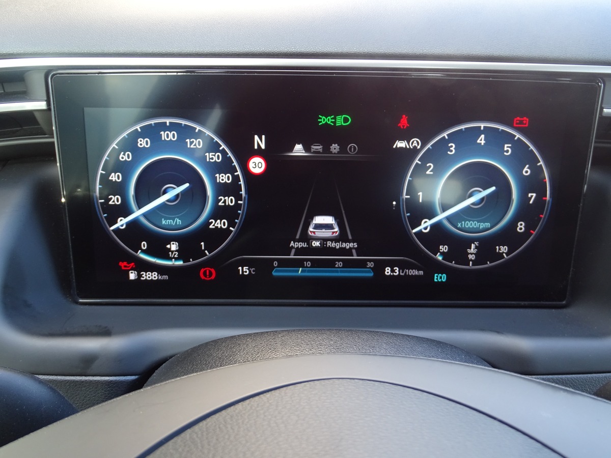 Hyundai Tucson 1.6 T-GDI 150 ch hybride INTUITIVE CARPLAY 1er main garantie constructeur