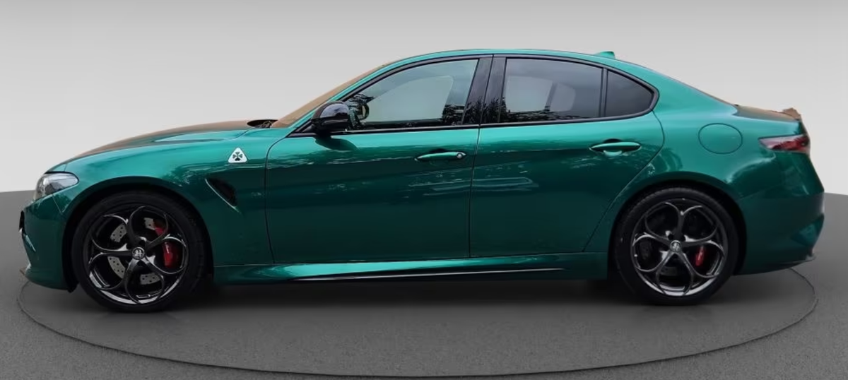 Alfa Romeo Giulia 2.9 V6 510ch Quadrifoglio AT8 Verde Montréal Harman-Kardon