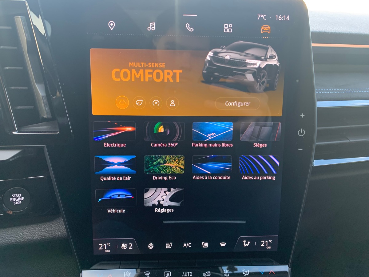 RENAULT Espace 200 | E-TECH | Esprit Alpine | 7 Places | Caméra de recul | Pack Advanced Driving