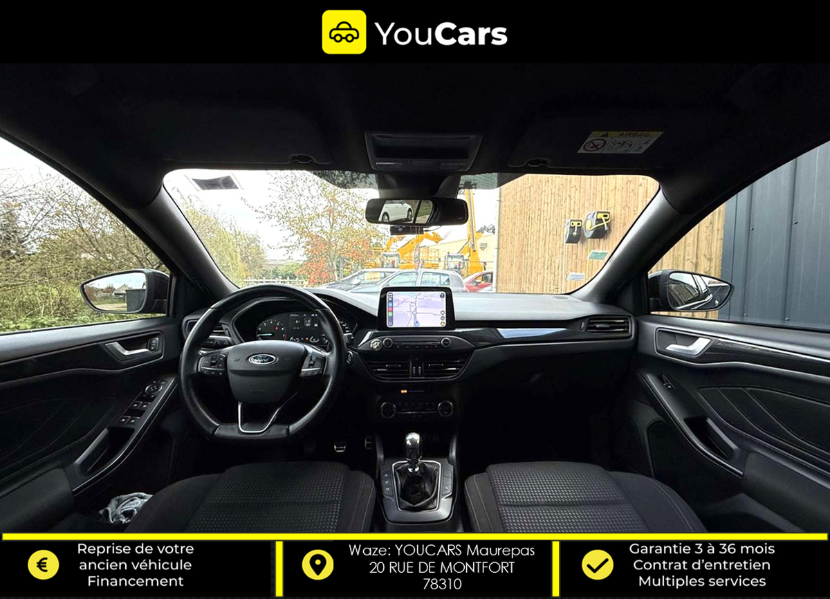 Ford Focus ST LINE IV 1.0 SCTi EcoBoost 125 cv CARPLAY - RADAR DE RECUL