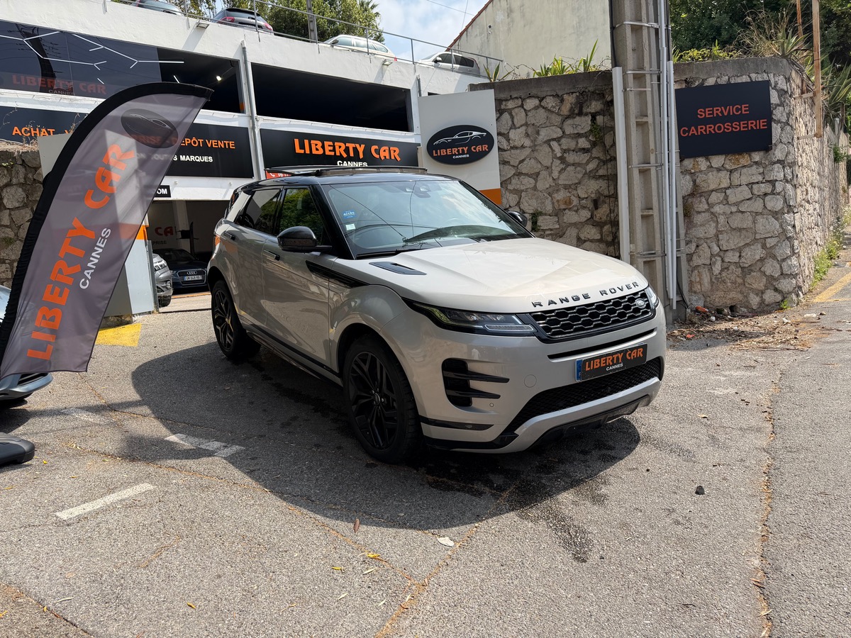 LAND ROVER EVOQUE 2.0 D 150 CV R DYNAMIC / Toit Ouvrant / Meridian / Pack Black / Jantes Noires