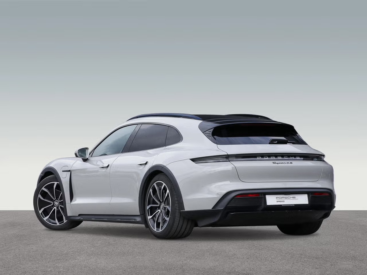 Porsche Taycan Cross Turismo 4S 571ch Craie Chrono/360/ToitPano/ACC/Siège chauffant AV/AR/Angle mort