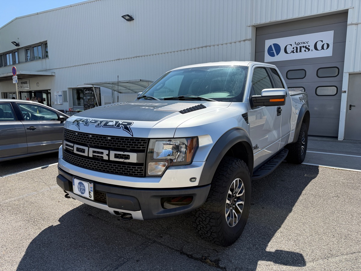 Ford F 150 RAPTOR SVT Pick-Up SuperCab V8 6.2L 411cv 4X4  CTTE 4 Places, Attelage, Camera, SONY