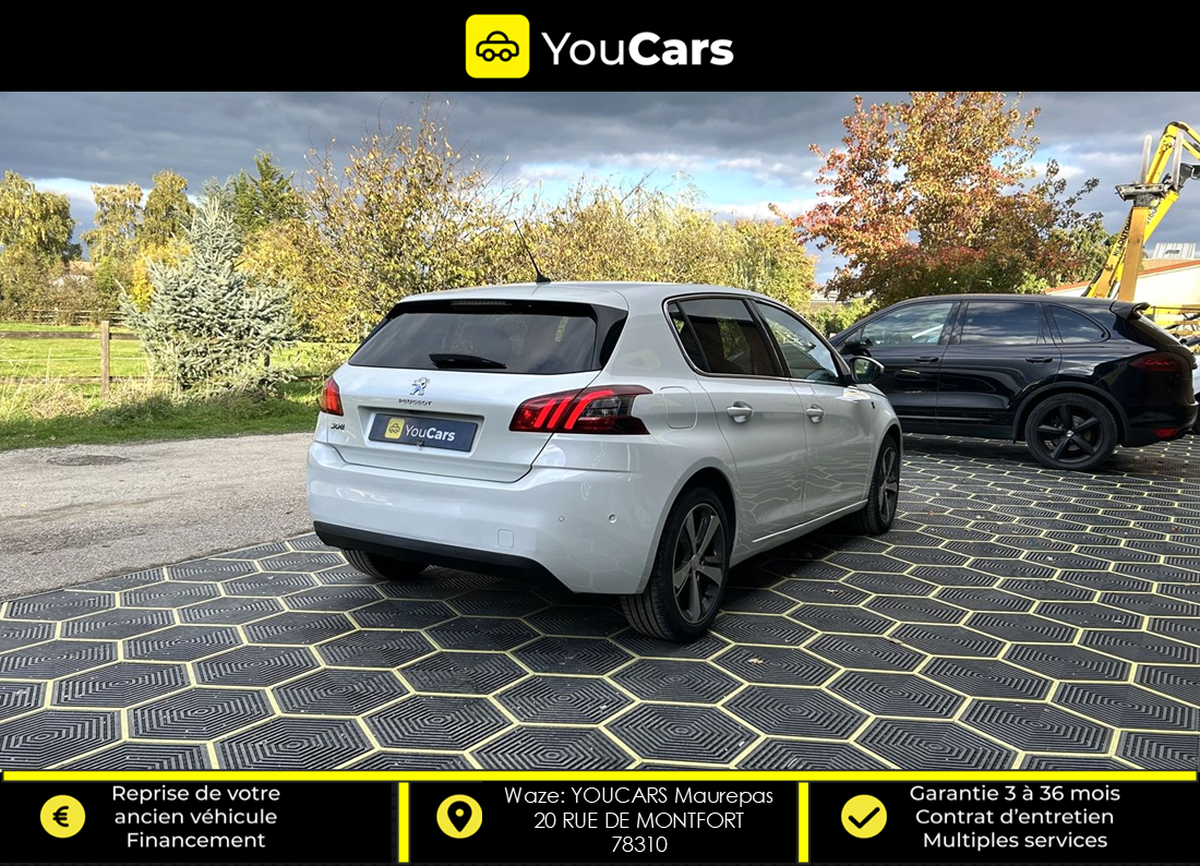 Peugeot 308 TECH EDITION Phase II 1.5 BlueHDi EAT8 130 cv BOITE AUTO - INTERIEUR SEMI CUIR