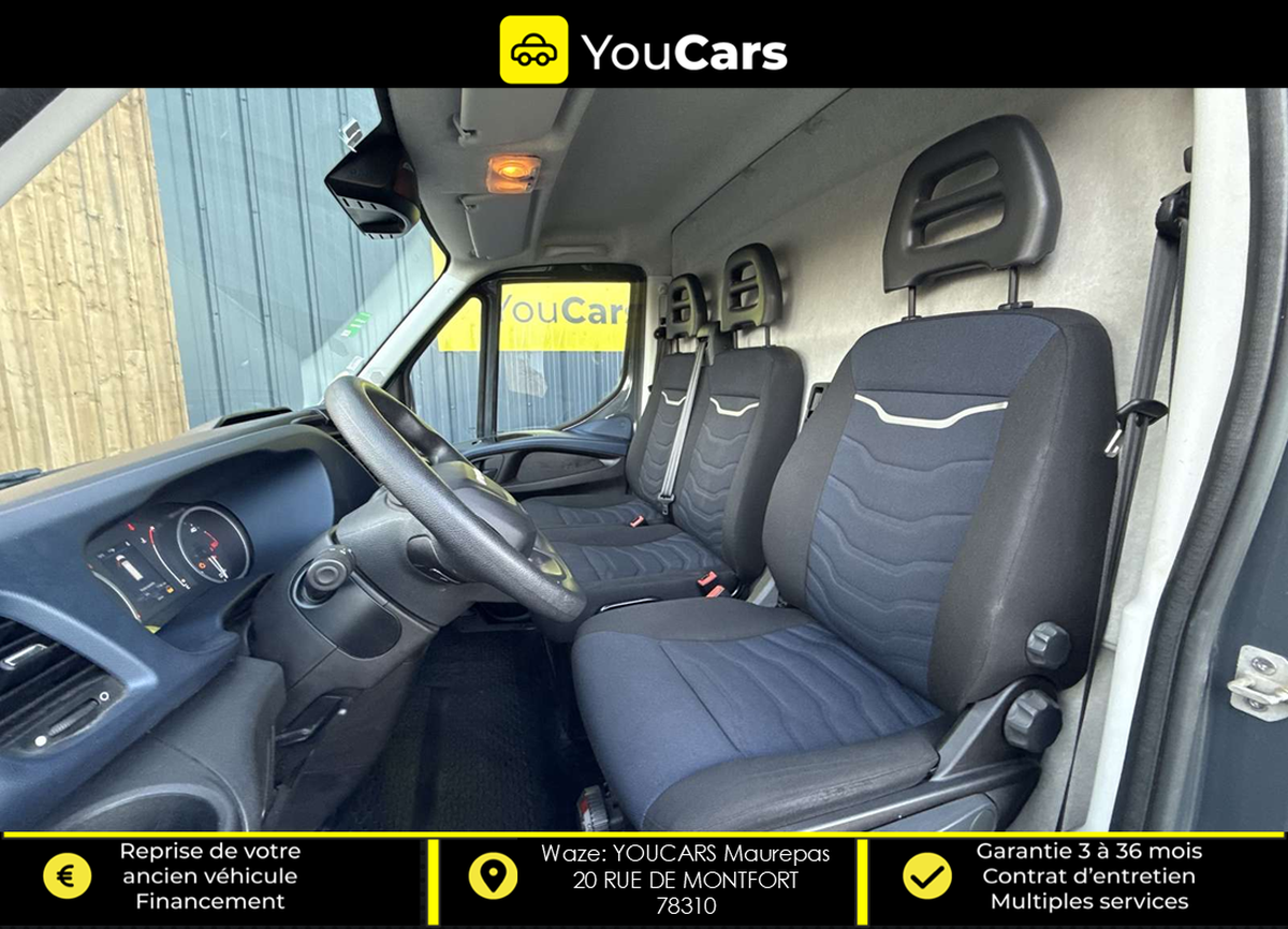 Iveco Daily VI FOURGON PHASE 2 - 156 CV TURBO -  BOITE AUTO - CAMERA DE RECUL  - RAMPE DE CHARGE