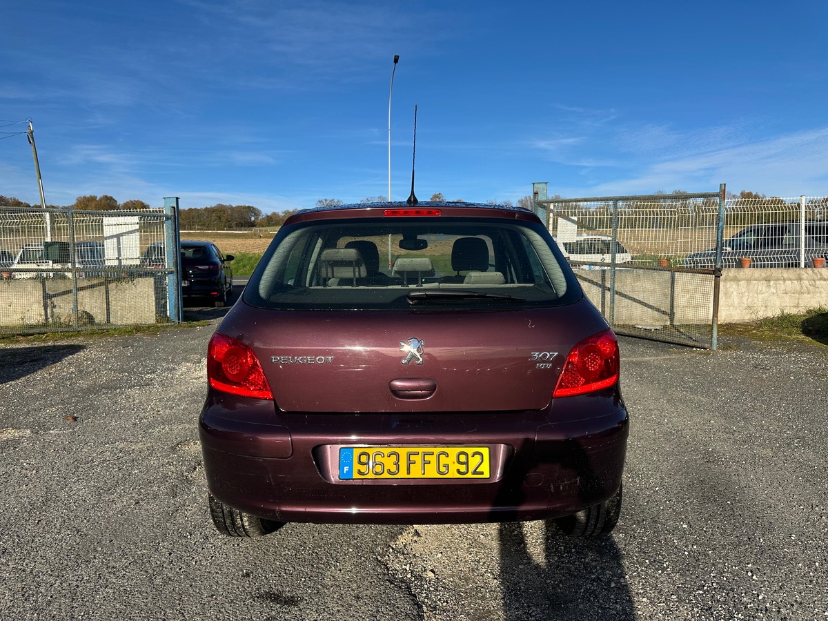 Peugeot 307 1.6 hdi 110cv 1ère main 86070km d’origine 