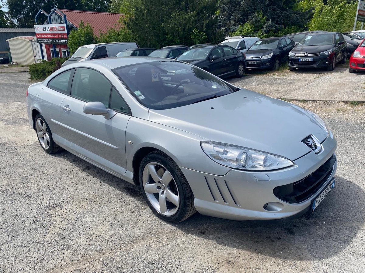 Peugeot 407 Coupe 2.7 v6 hdi 204cv griffe faible kilométrage d’origine 