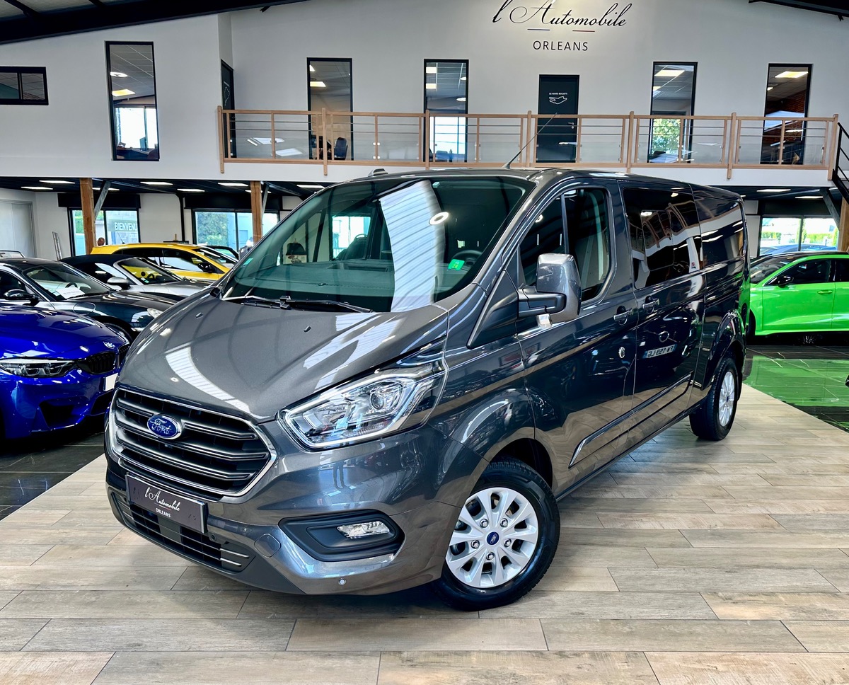 Ford Custom II (2) 320 L2H1 2.0 Ecoblue 170 Limited 6 Places BVA6 1ère Main TVA b