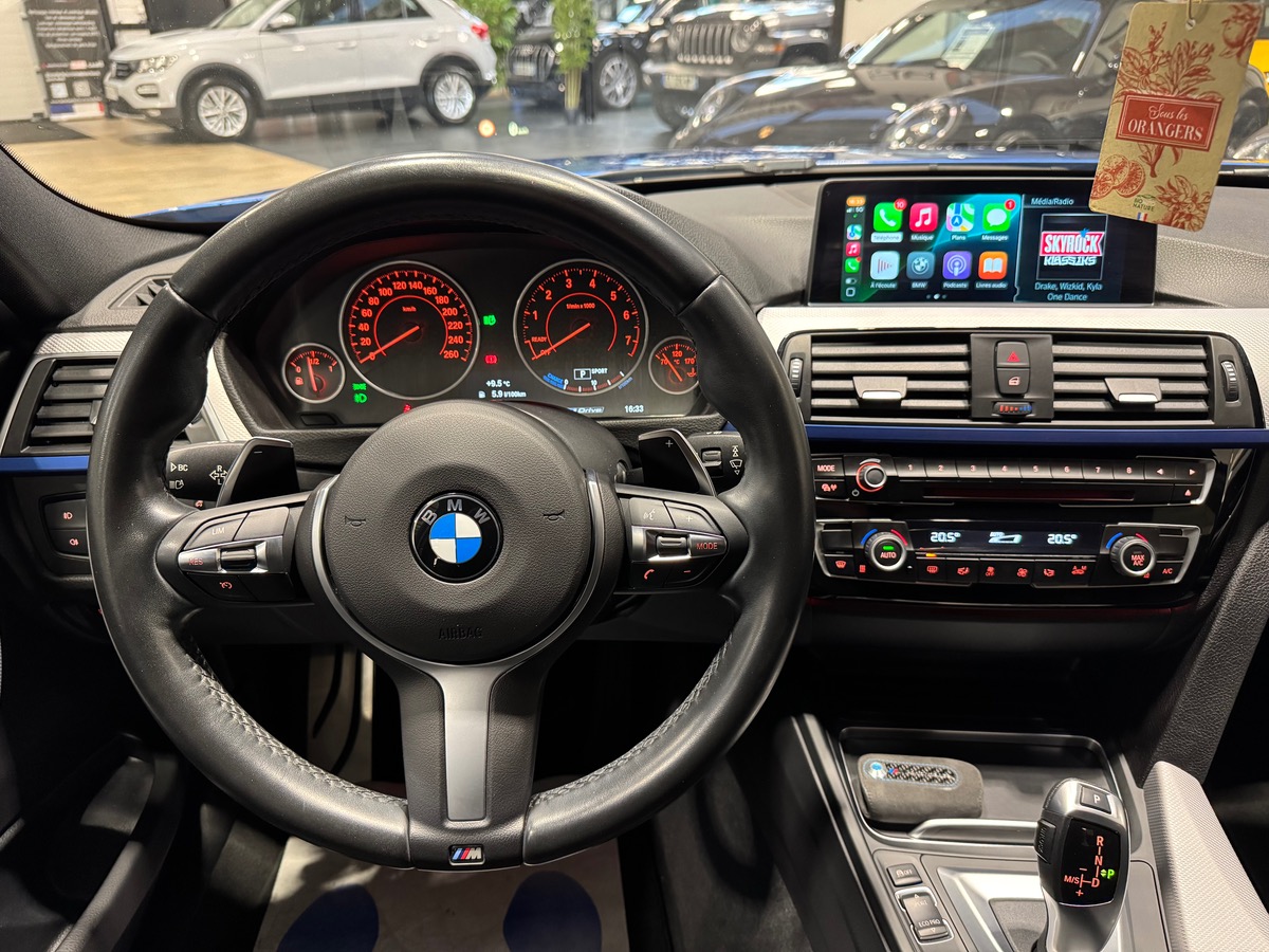 Bmw Série 3 330E IPERFORMANCE 252CV PACK M DKG8 1ER MAIN/UHD/CARPLAY/ALCANTARA ÉTRIER MPERFORMANCE M