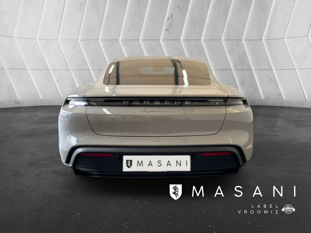 Porsche Taycan 4S 530CH Bose/Angle-mort/Matrix Led/Sièges chauffants/Eclairage d’ambiance