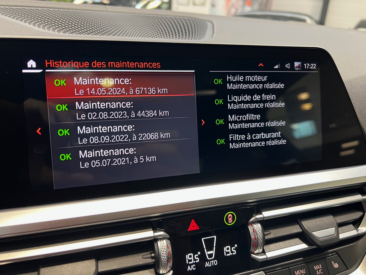 Bmw Série 4 (G22) COUPE 420D 190 M SPORT BVA8 /PORTIMAO BLUE/TOIT PANO/HUD