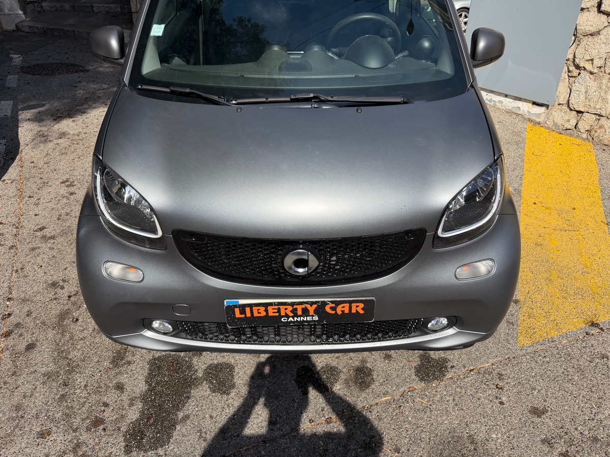 Smart FORTWO 90 CV / Prime / Gris Mat /GPS / Interieur Cuir / Toit Pano / Jantes / KM Réel