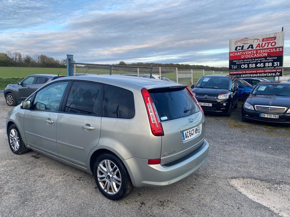 Ford C-max 2.0 tdci 110cv boîte auto / kit de distribution neuf / cuir 165060km