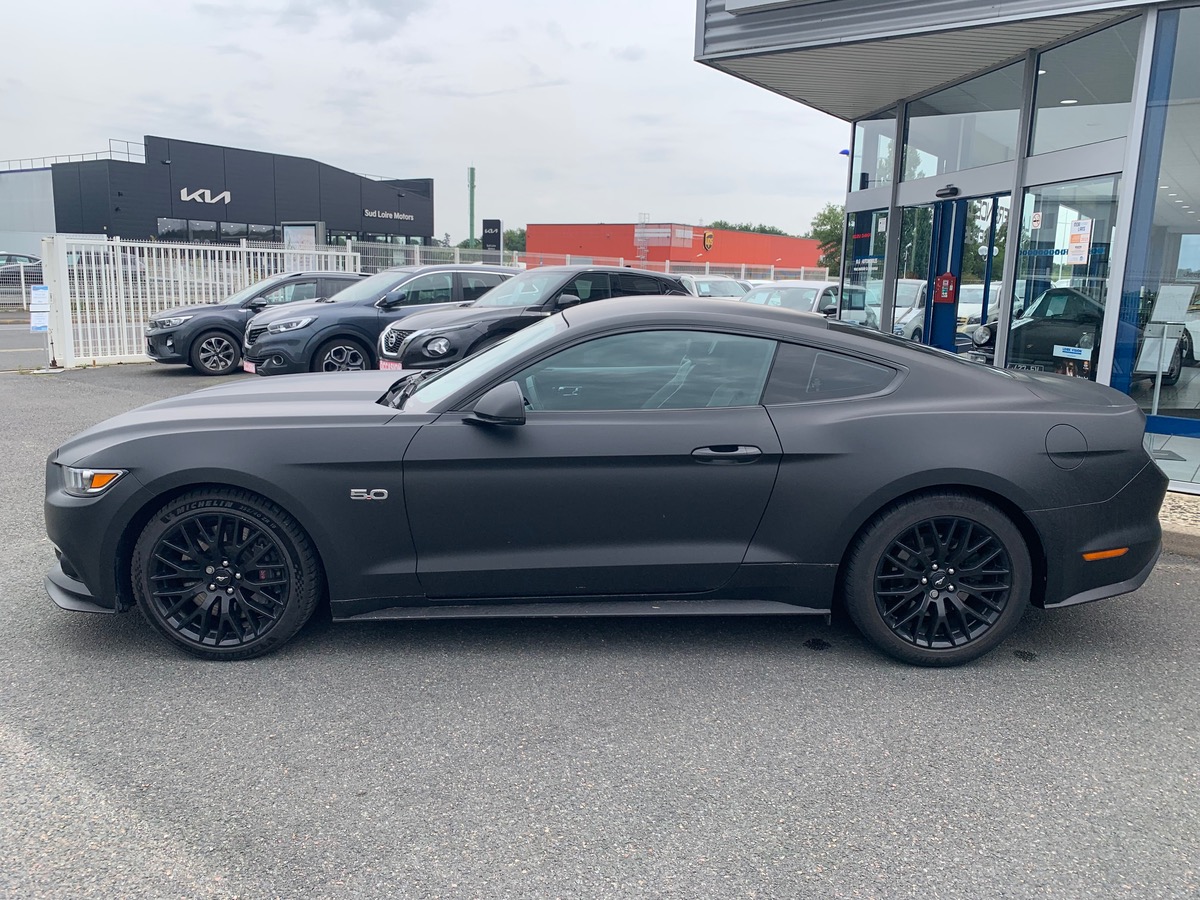 Ford Mustang FASTBACK V8 GT | Sellerie cuir | Sièges chauffants et climatisés | Housse de Protection