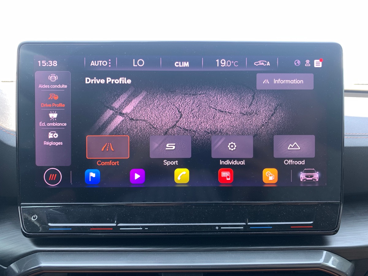 Cupra Formentor 150 ch | V | Caméra recul | Apple car Play | Volant chauffant | Régulateur adaptatif