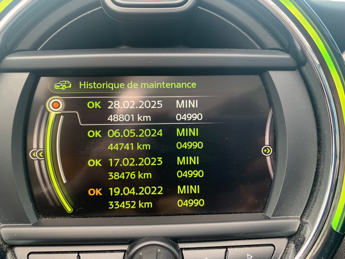 Mini Cabrio 192 chevaux | S | Mode Sport | Siéges chauffants | Régulateur de vitesse | Radar arrière